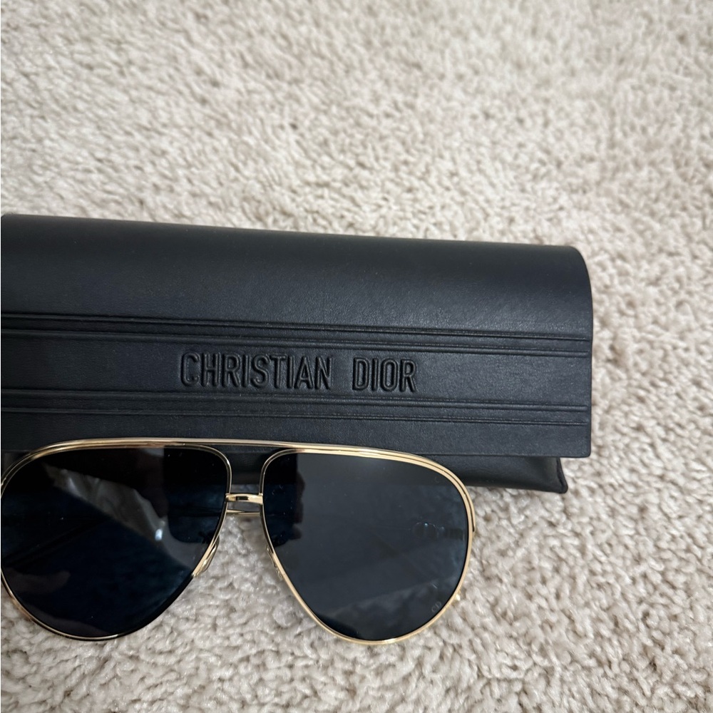 Dior Black and Gold Sunglasses
